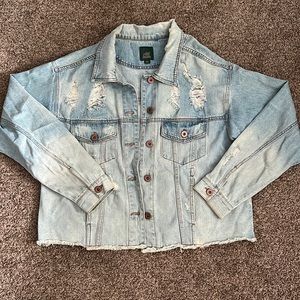 Distressed Jean Jacket